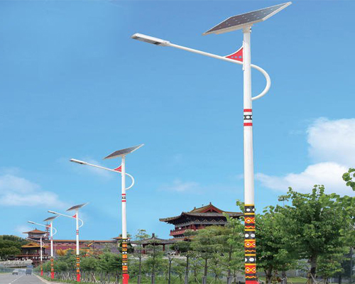 麦盖提民族特色路灯