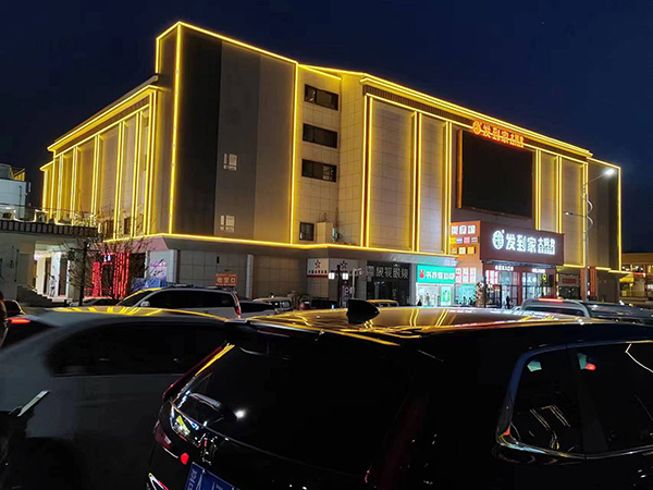 麦盖提楼体亮化